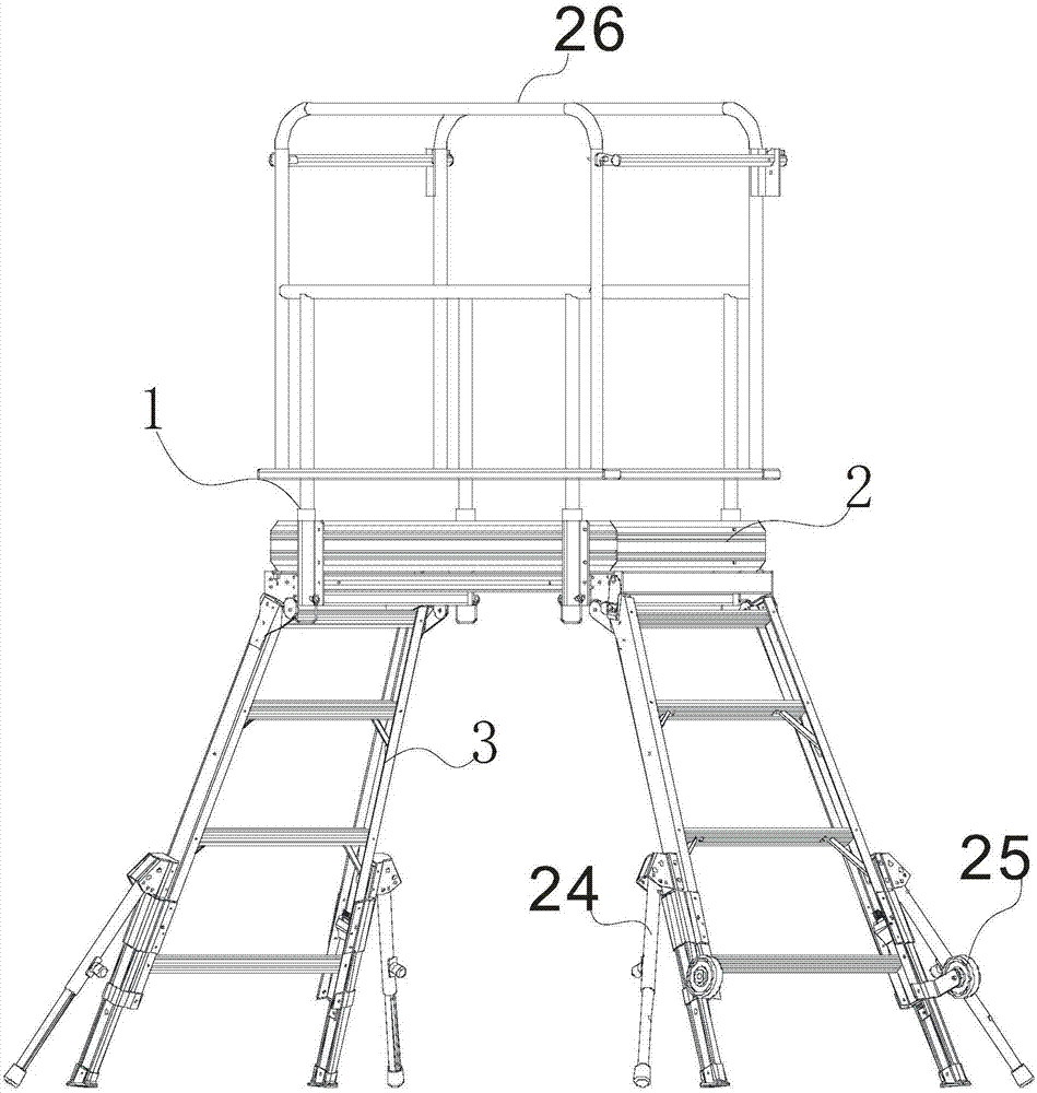 Combined ladder stool