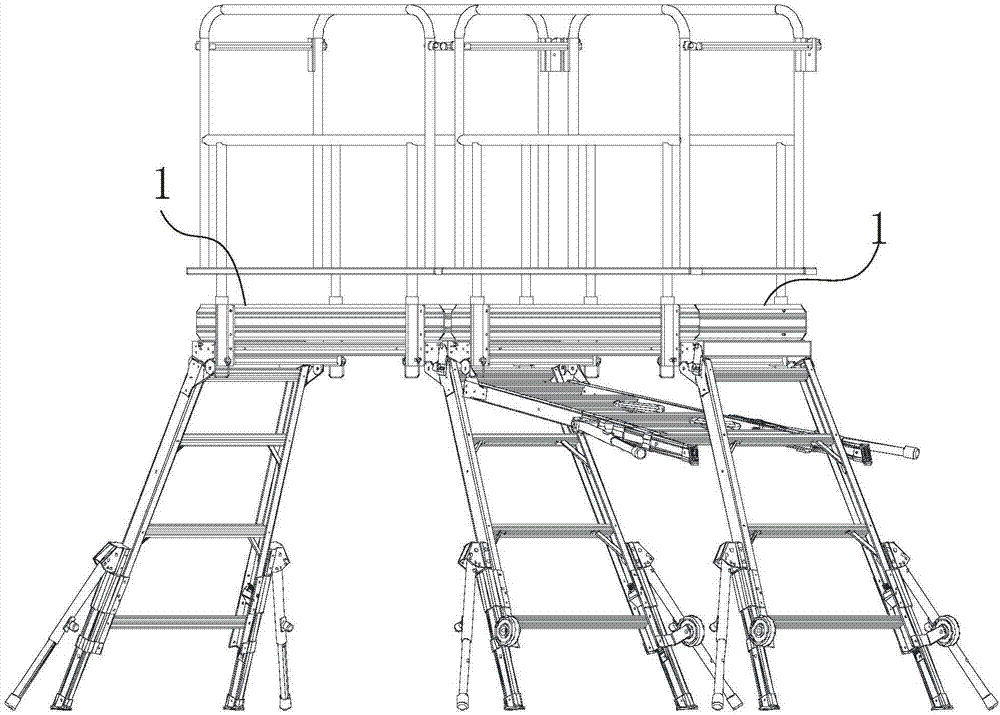 Combined ladder stool