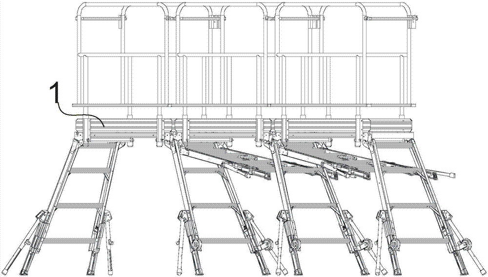 Combined ladder stool