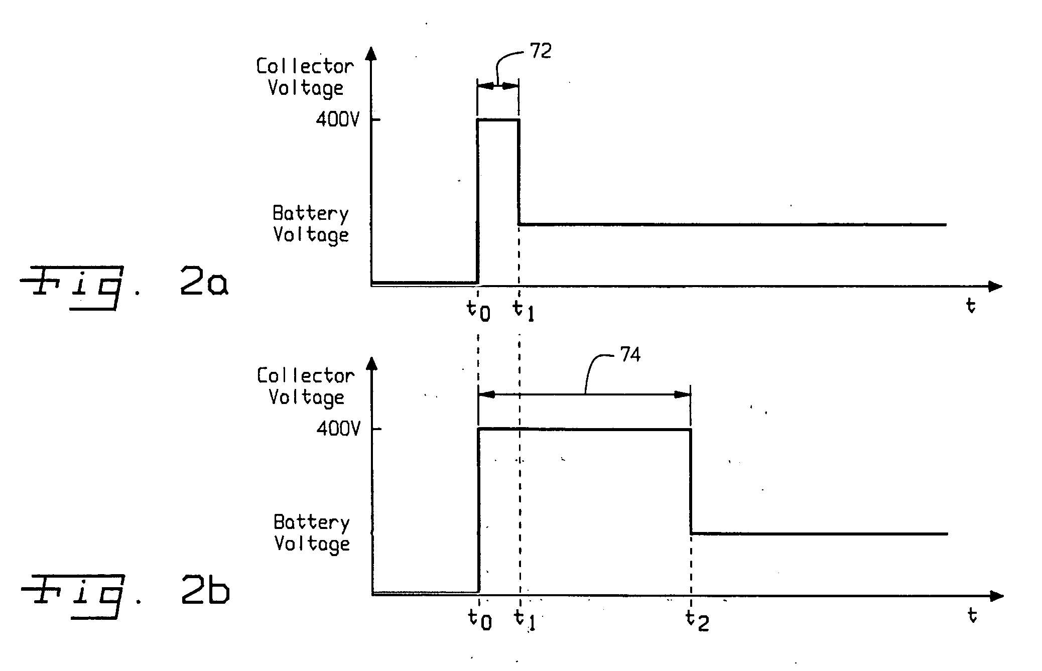 Circuit for protecting a transistor from an open secondary ignition coil