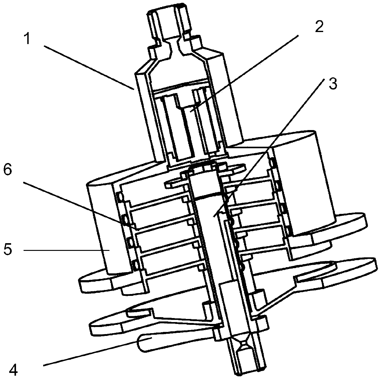 Two-stage multi-channel water filtering device