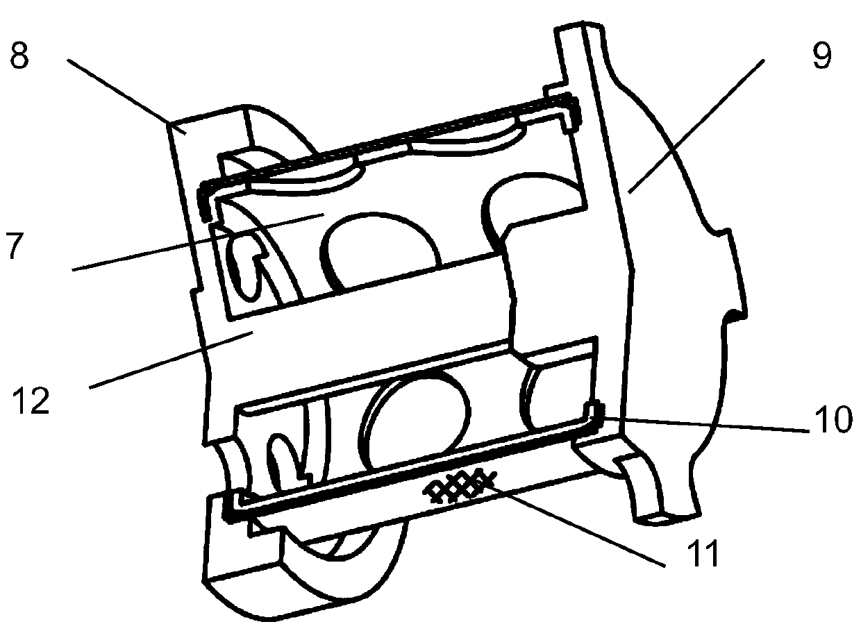 Two-stage multi-channel water filtering device