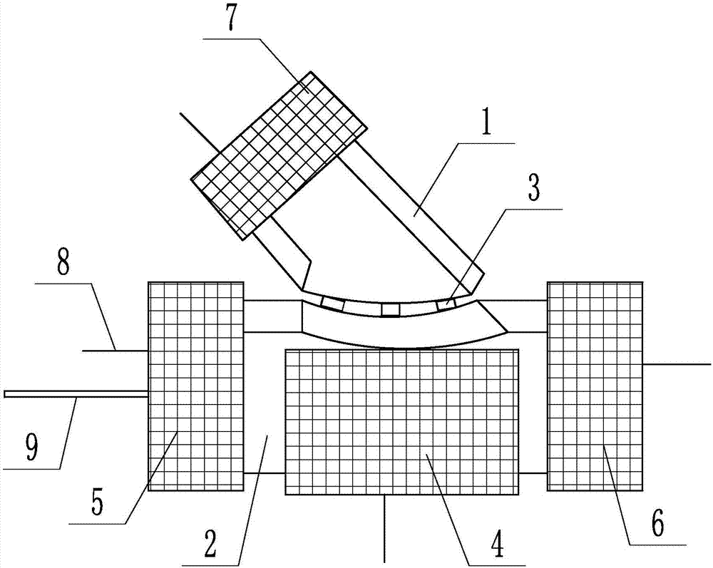 Novel manufacturing method of a large-diameter inclined tee joint