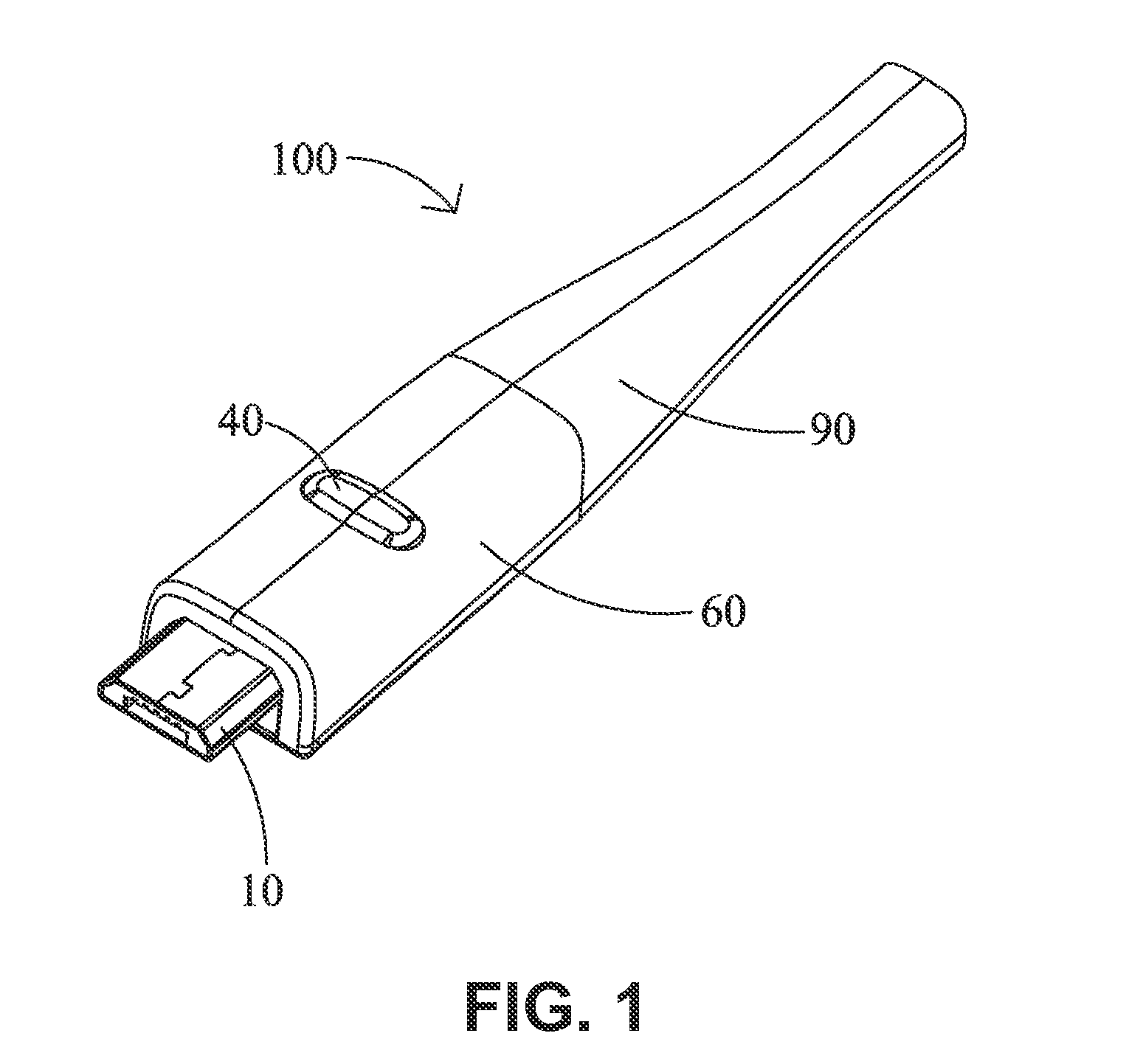 Electrical connector assembly with a light guide member