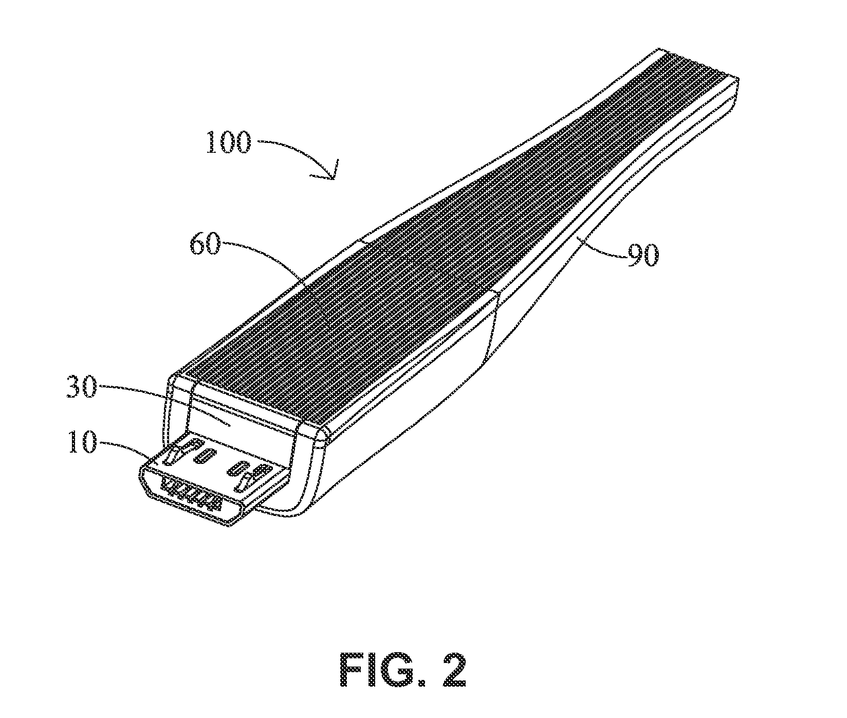 Electrical connector assembly with a light guide member