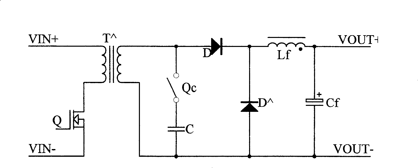 Reset circuit of single-end ortho-exciting electric source