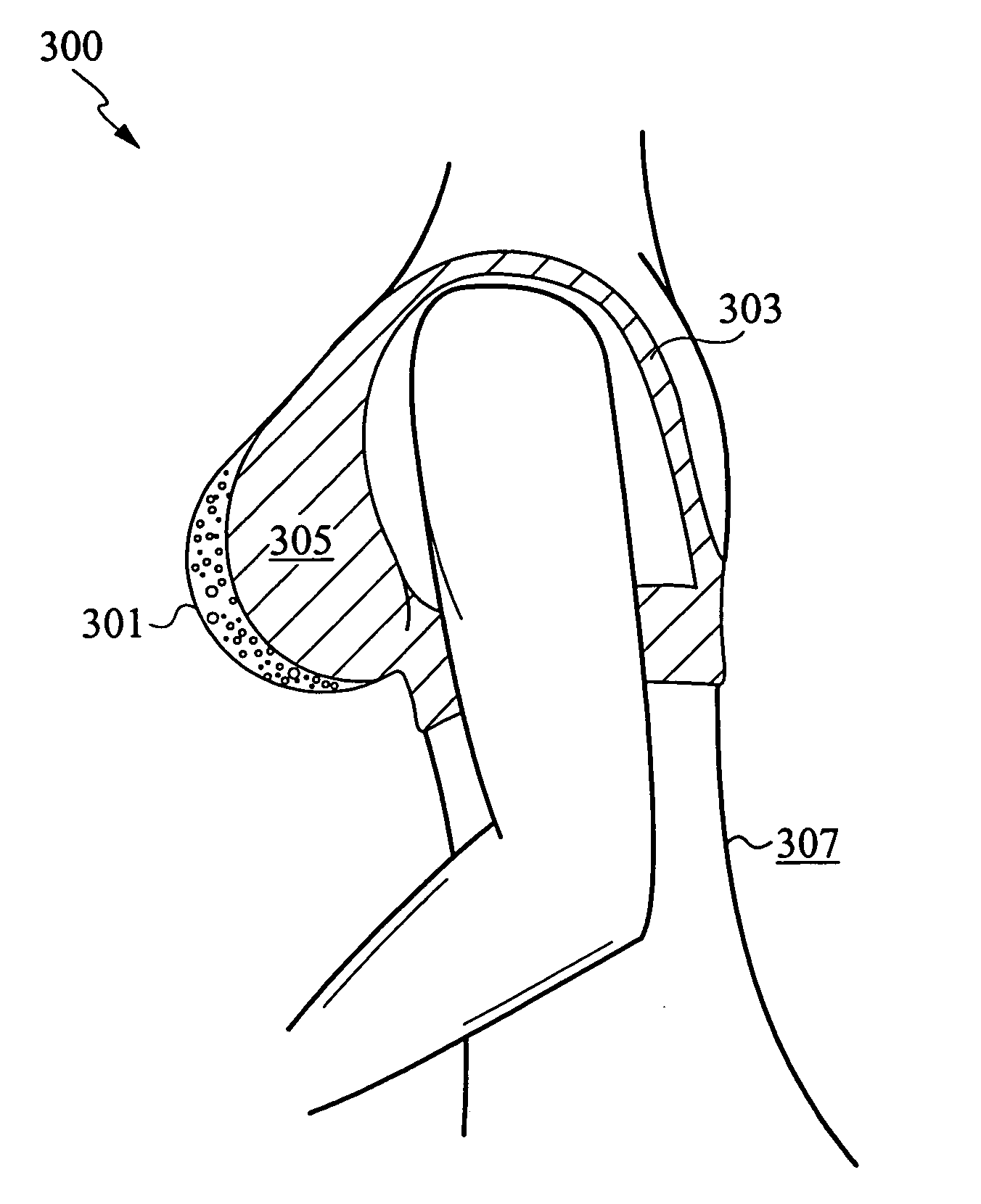 Padded clothing articles and method for making the same