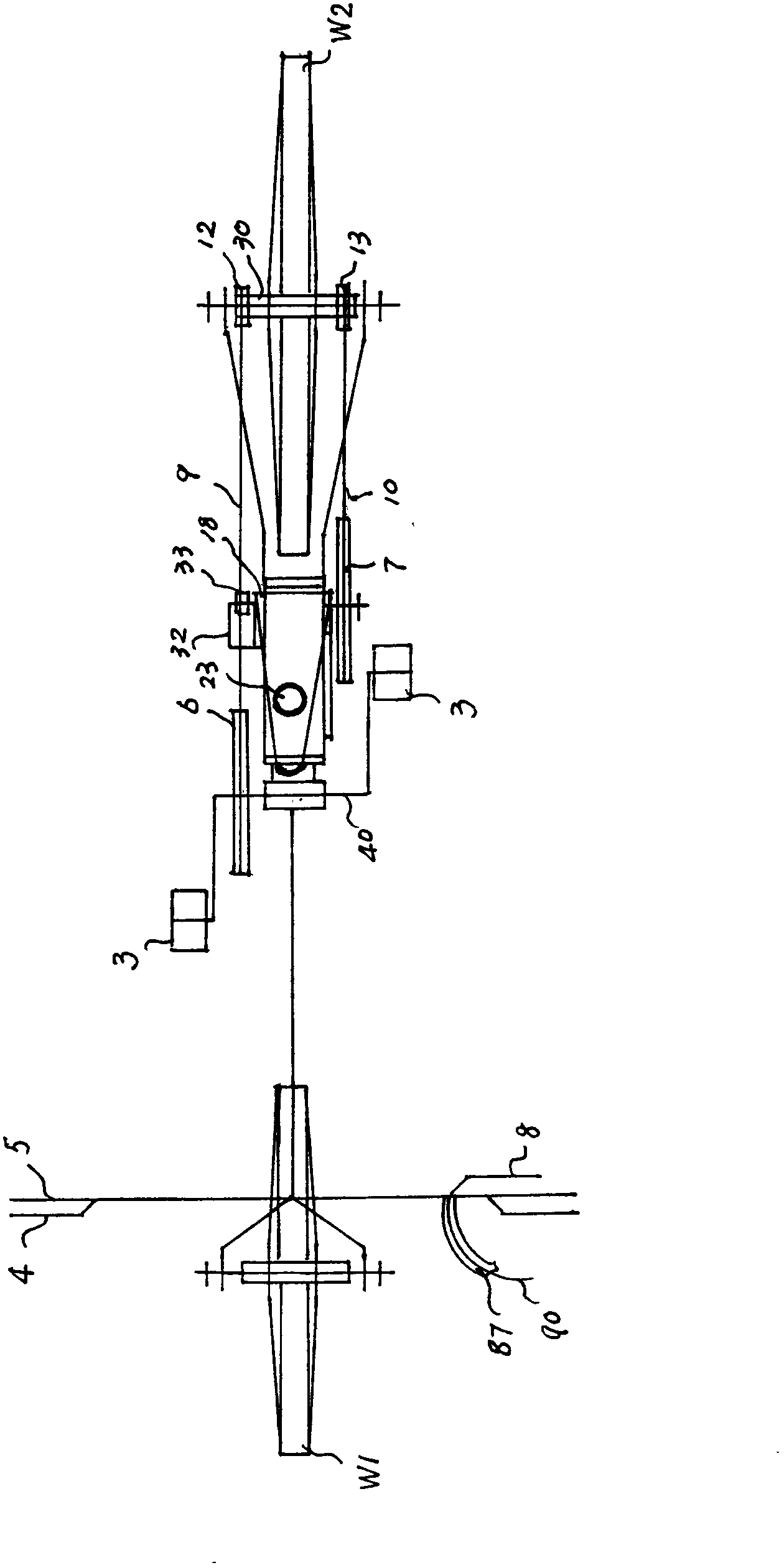 Non-motor vehicle provided with reciprocating type seat
