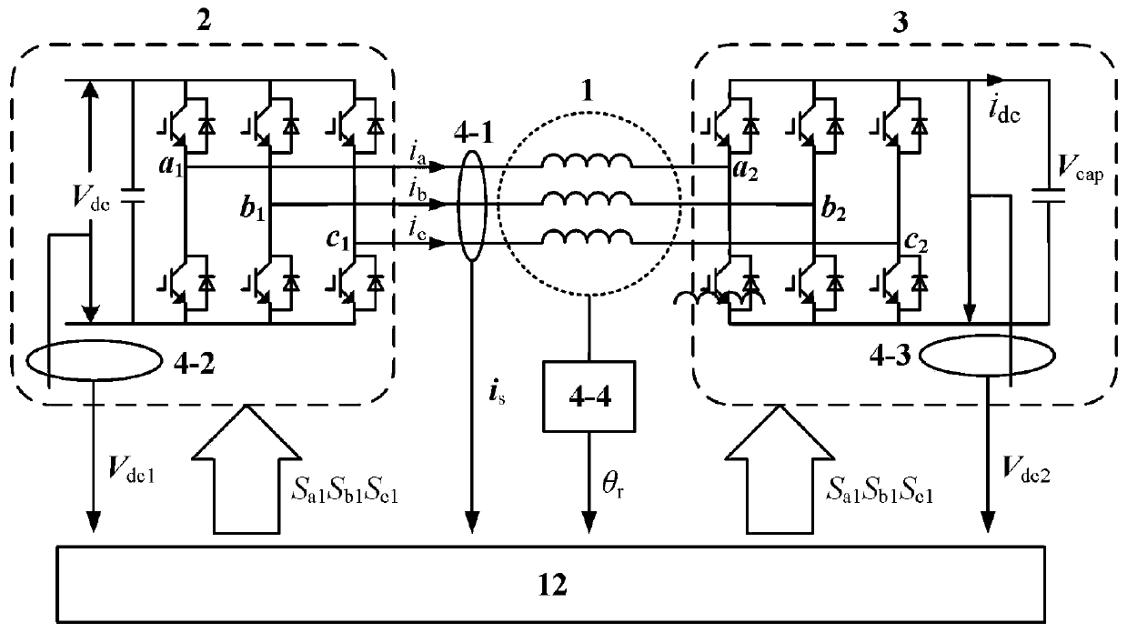 Fast three-vector model predictive control method based on hybrid power supply type open-winding permanent magnet synchronous motor