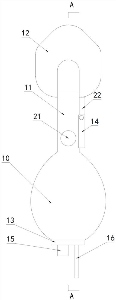 Simple anti-blocking respirator