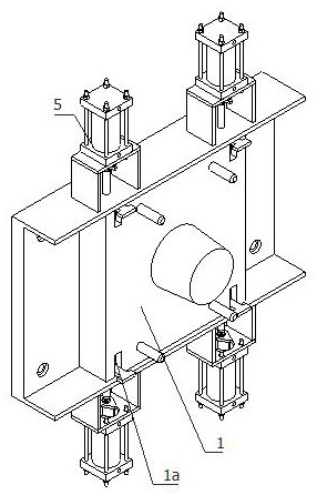 Working method of quick mold changing mechanism for injection molding
