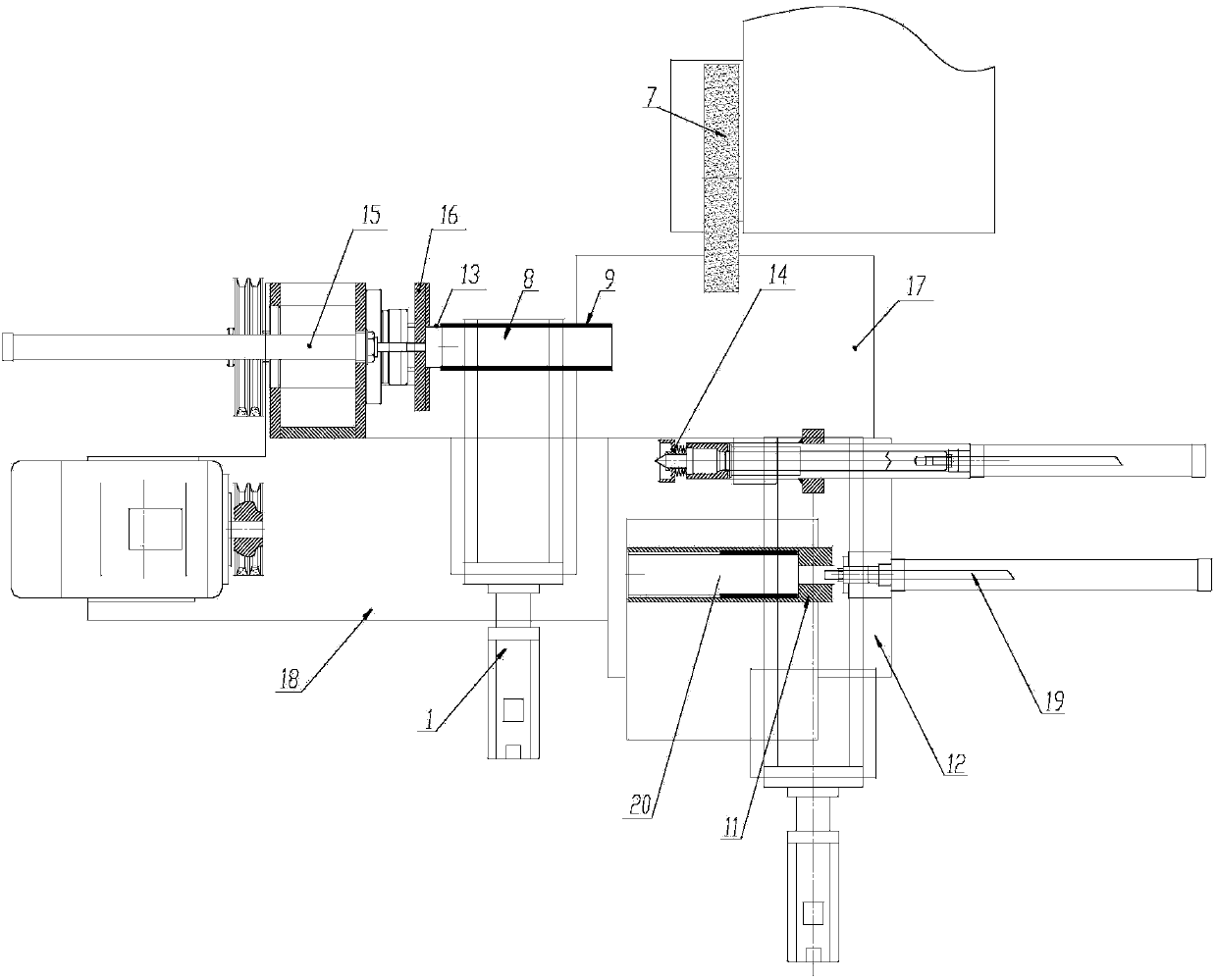 Automatic rubber sleeve edge grinding machine