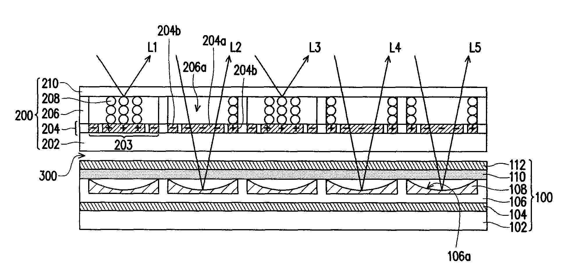Self generating display and manufacturing method thereof