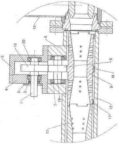 Rotary turbulent tube energy-saving water cooling device