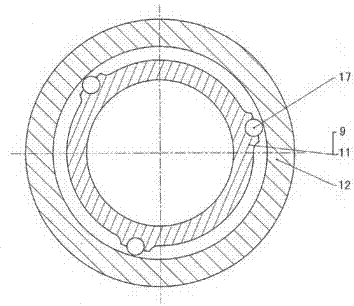 Rotary turbulent tube energy-saving water cooling device