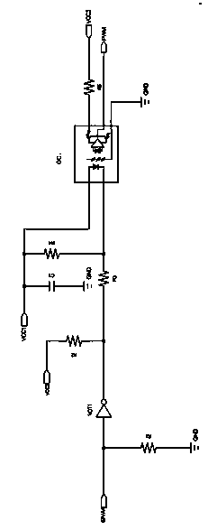 High-performance anti-interference drive circuit suitable for IGBT and MOS