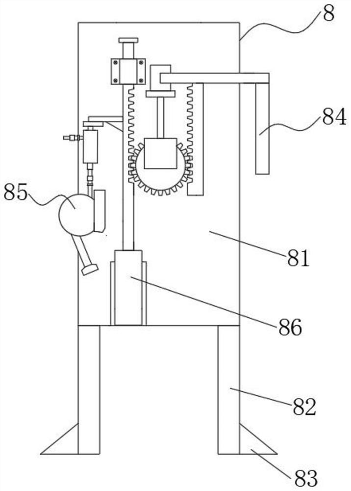 Positioning size self-adaptive pipe welding device