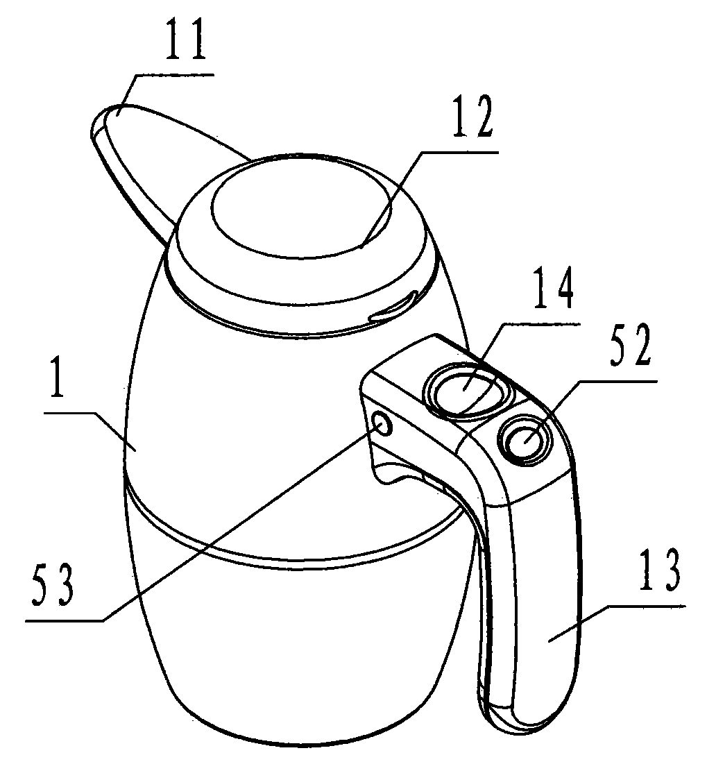 Edible oil pot with intelligent metering and electric output functions