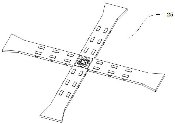 Four-axis alignment adjustment system and method for biaxial tensile testing machine