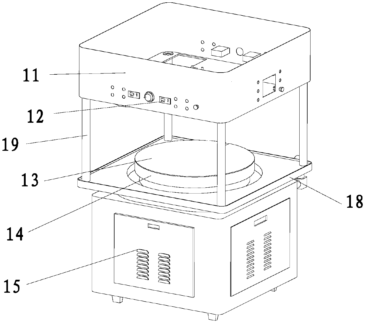 A special-shaped surface automatic polishing device