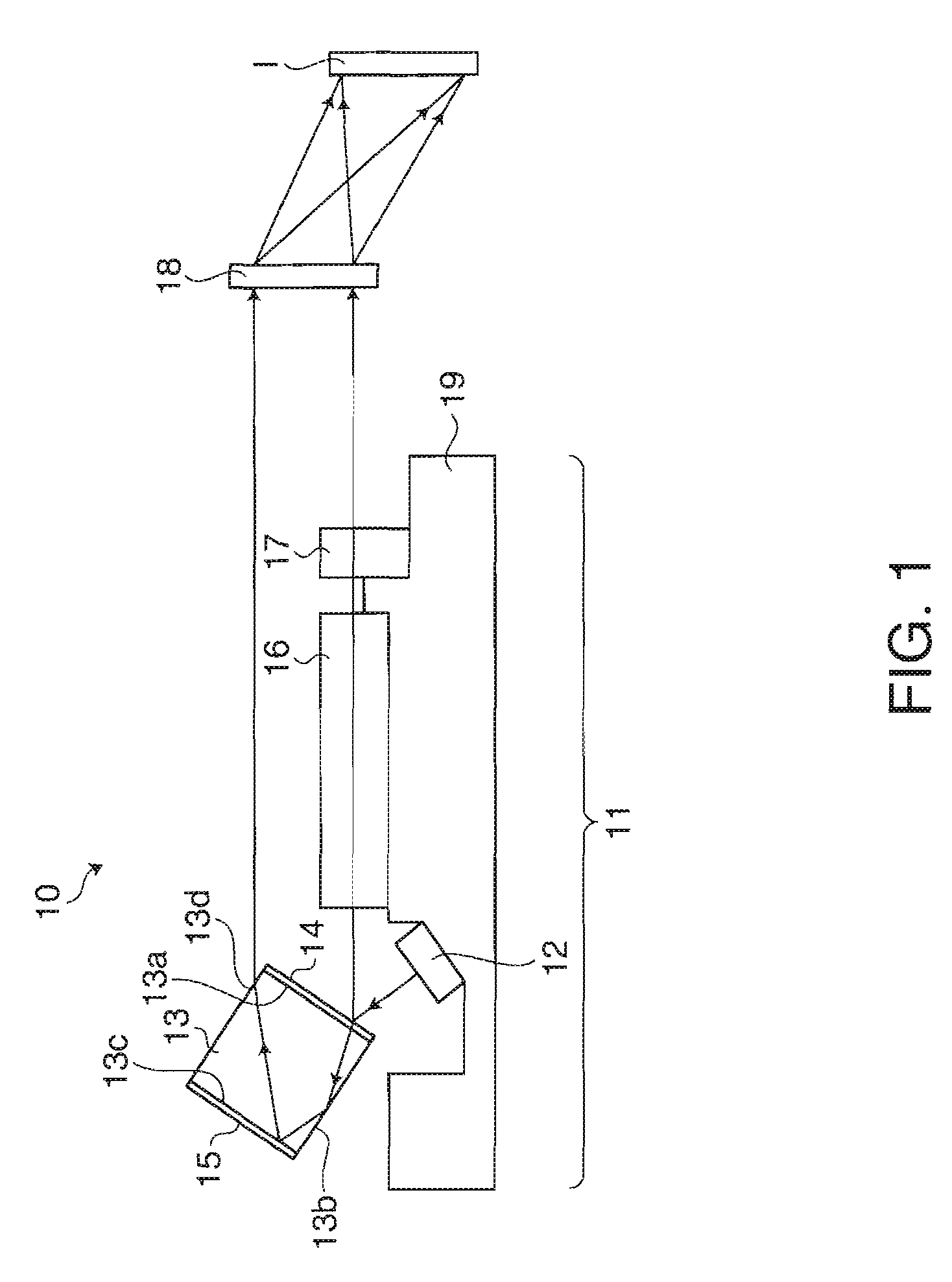 Light source device, having wavelength conversion and separation means, and projector