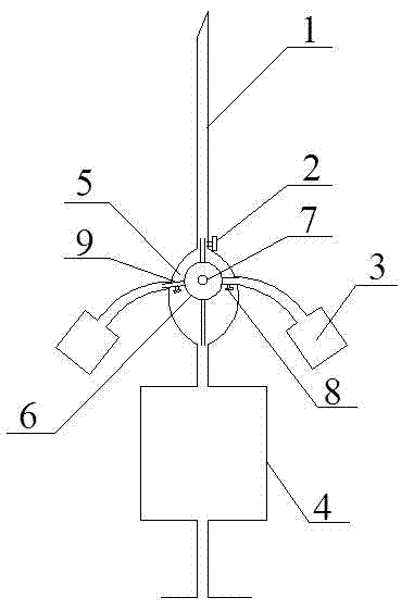 Device used for airtight lumbar puncturing and cerebrospinal fluid replacing