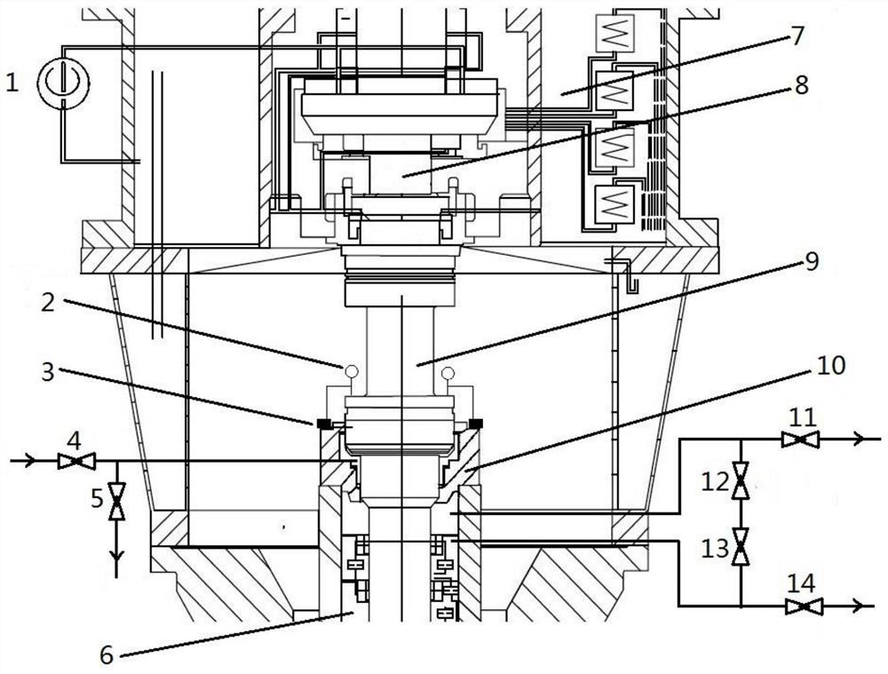 A method for jacking up the rotor of a main coolant pump motor in a nuclear power plant