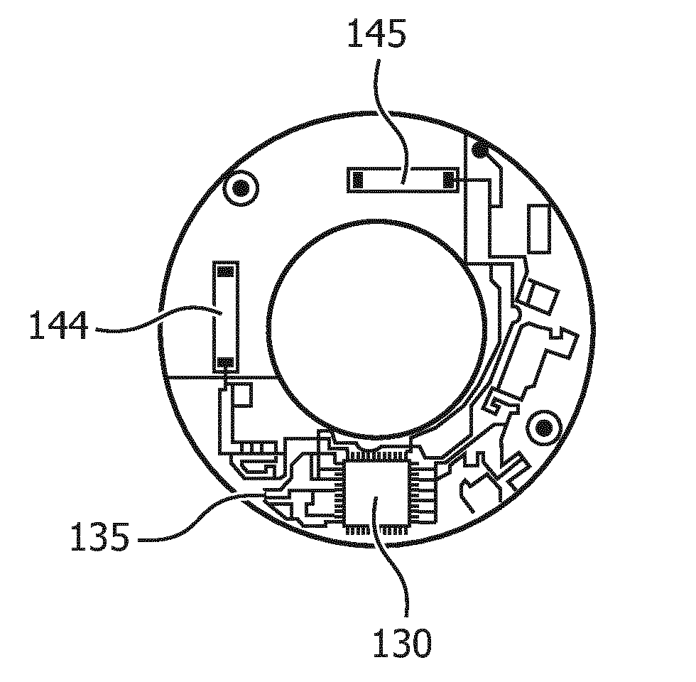A lighting device and luminaire comprising an antenna