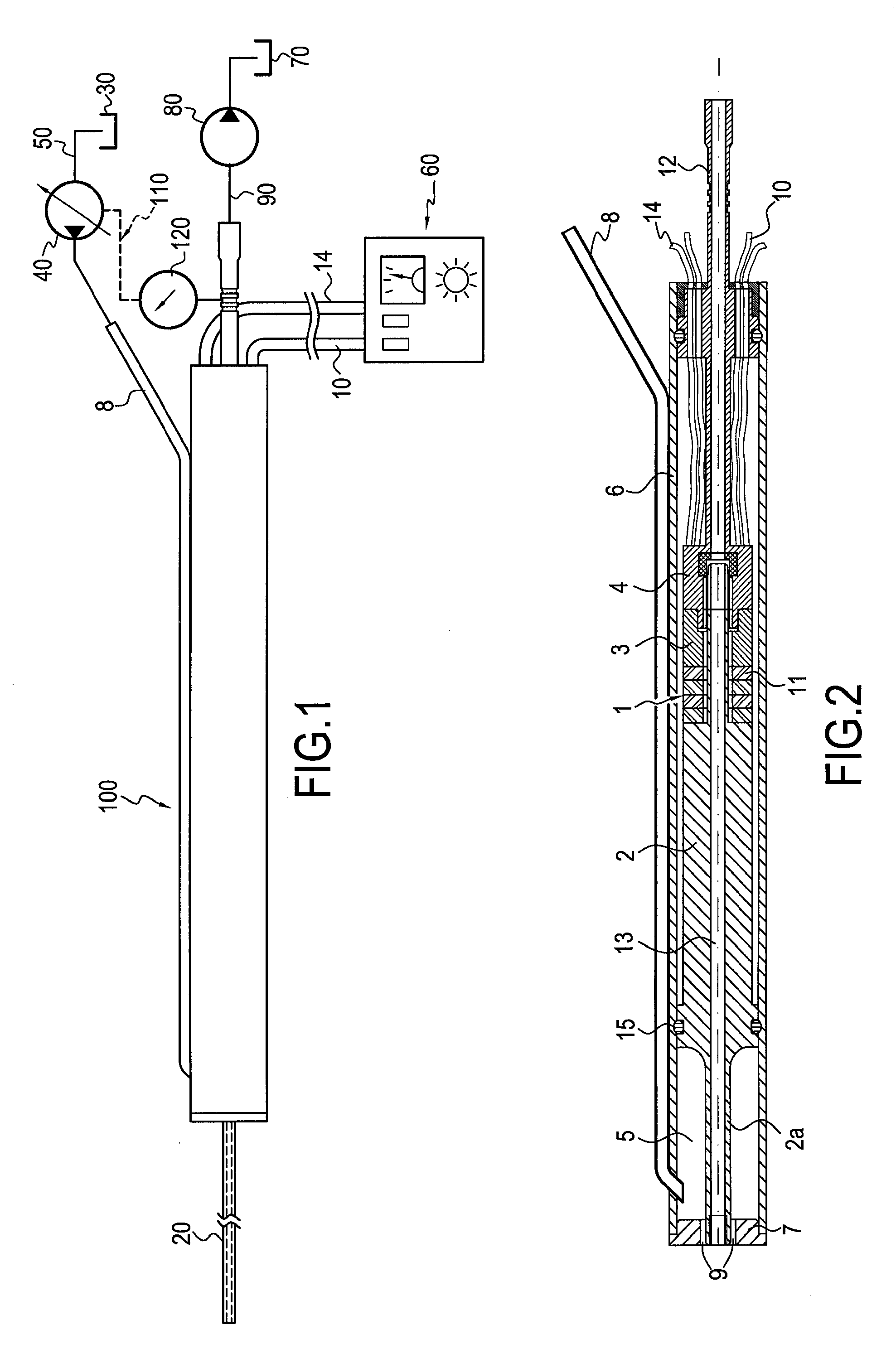 Ultrasound emitting system and ultrasound treatment machine comprising said system