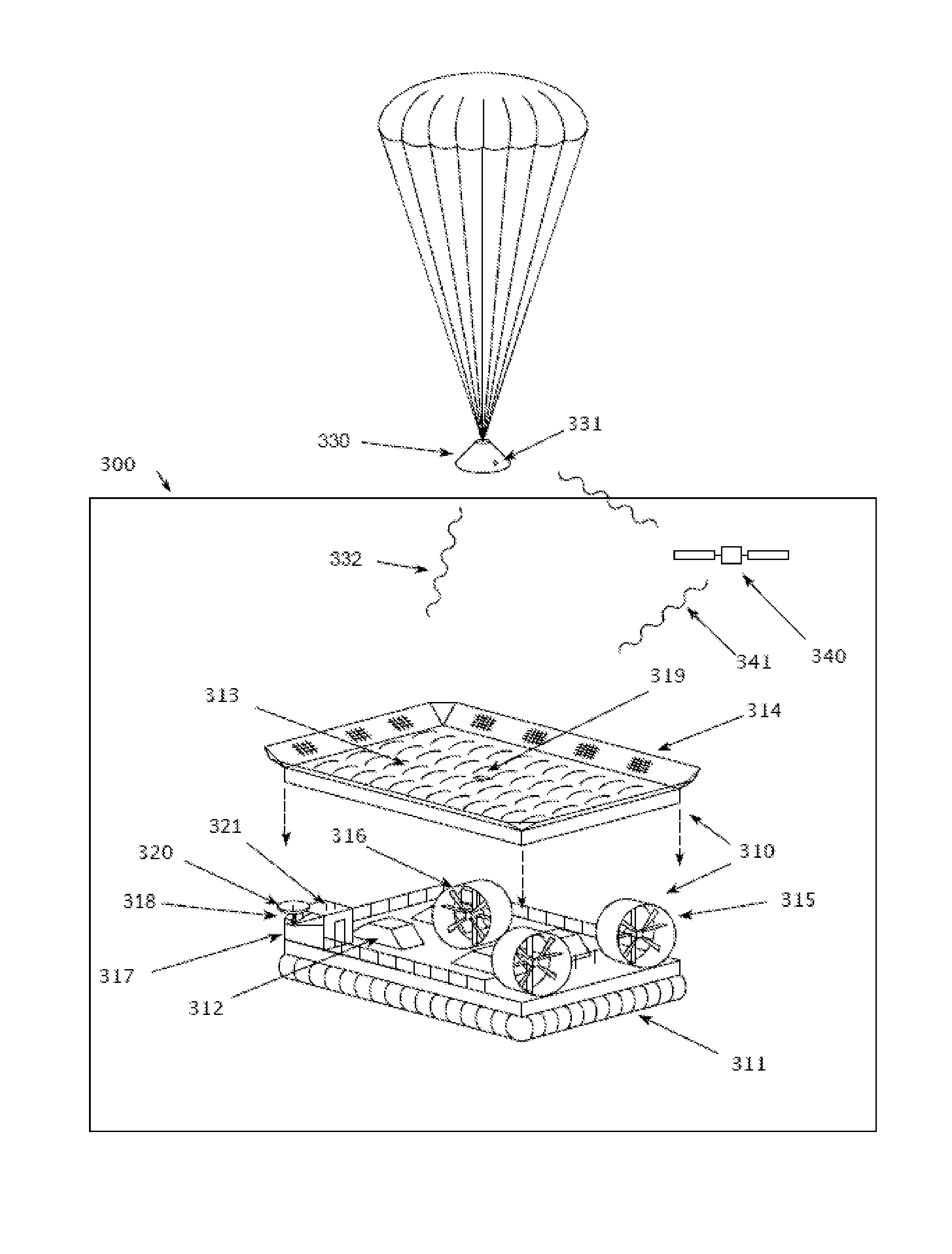 Movable ground based recovery system for reuseable space flight hardware