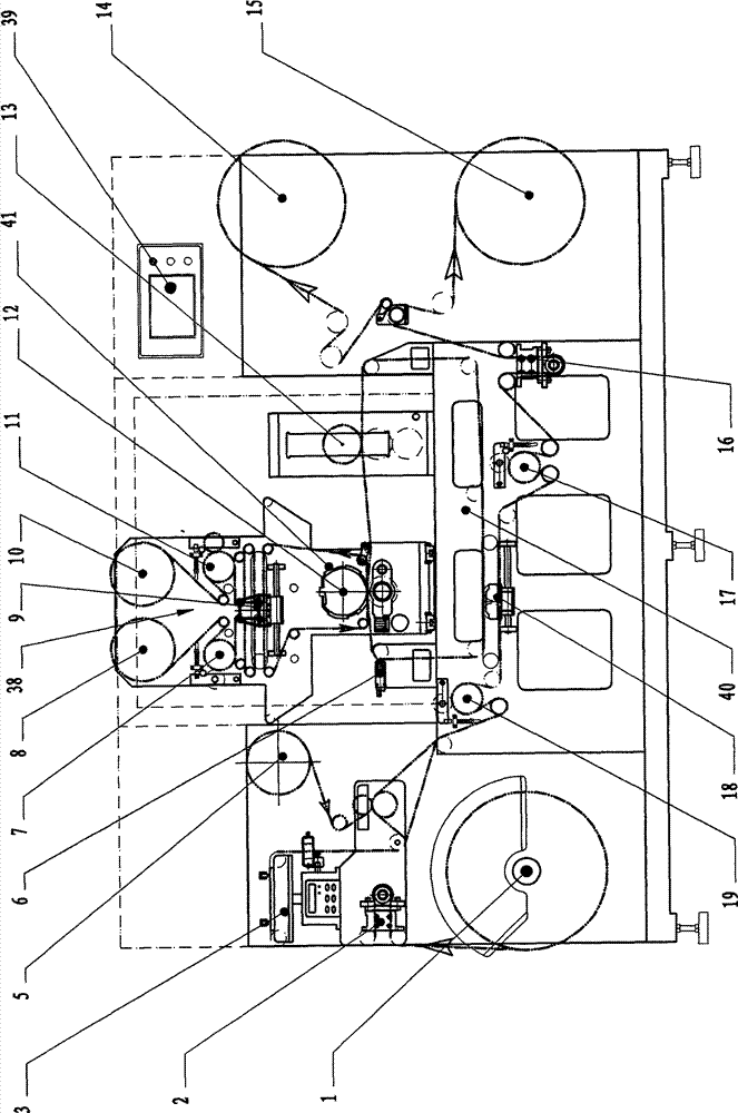 Floating type rotary hot gold stamping method and device