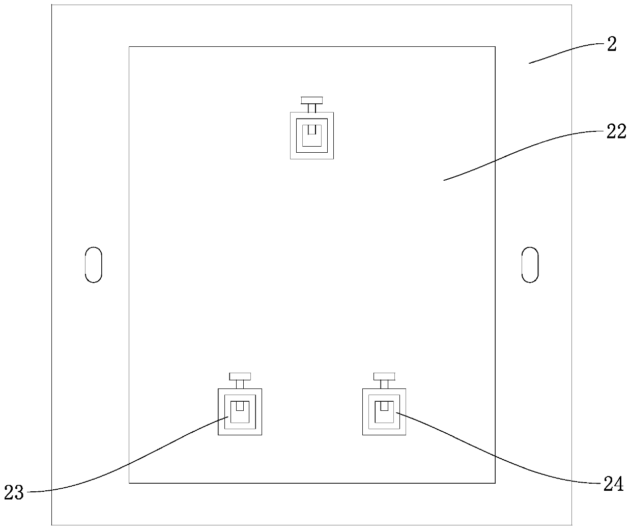 Wall socket and cassette assembly with anti-loosening structure