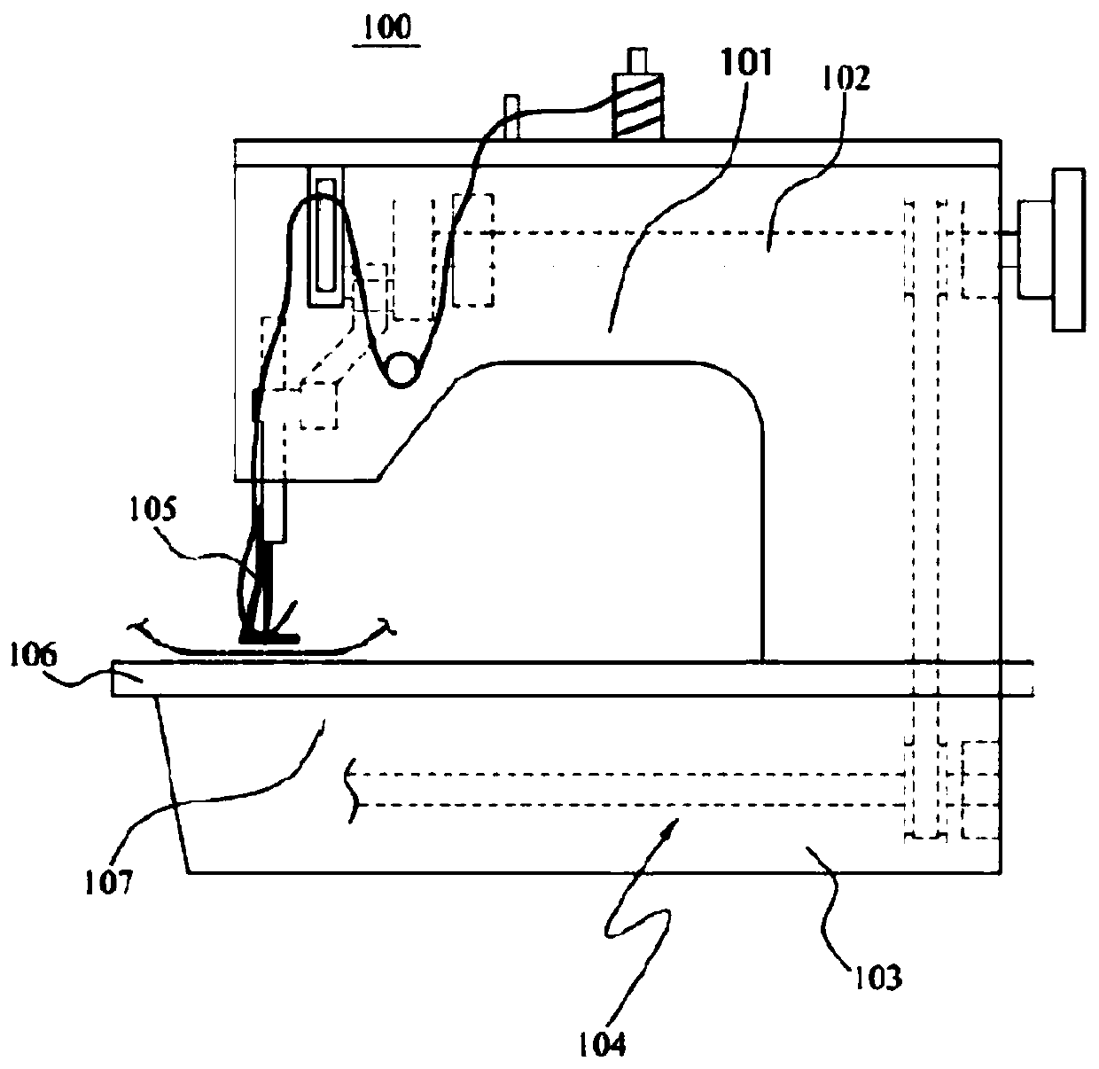 Lower shaft support device of sewing machine