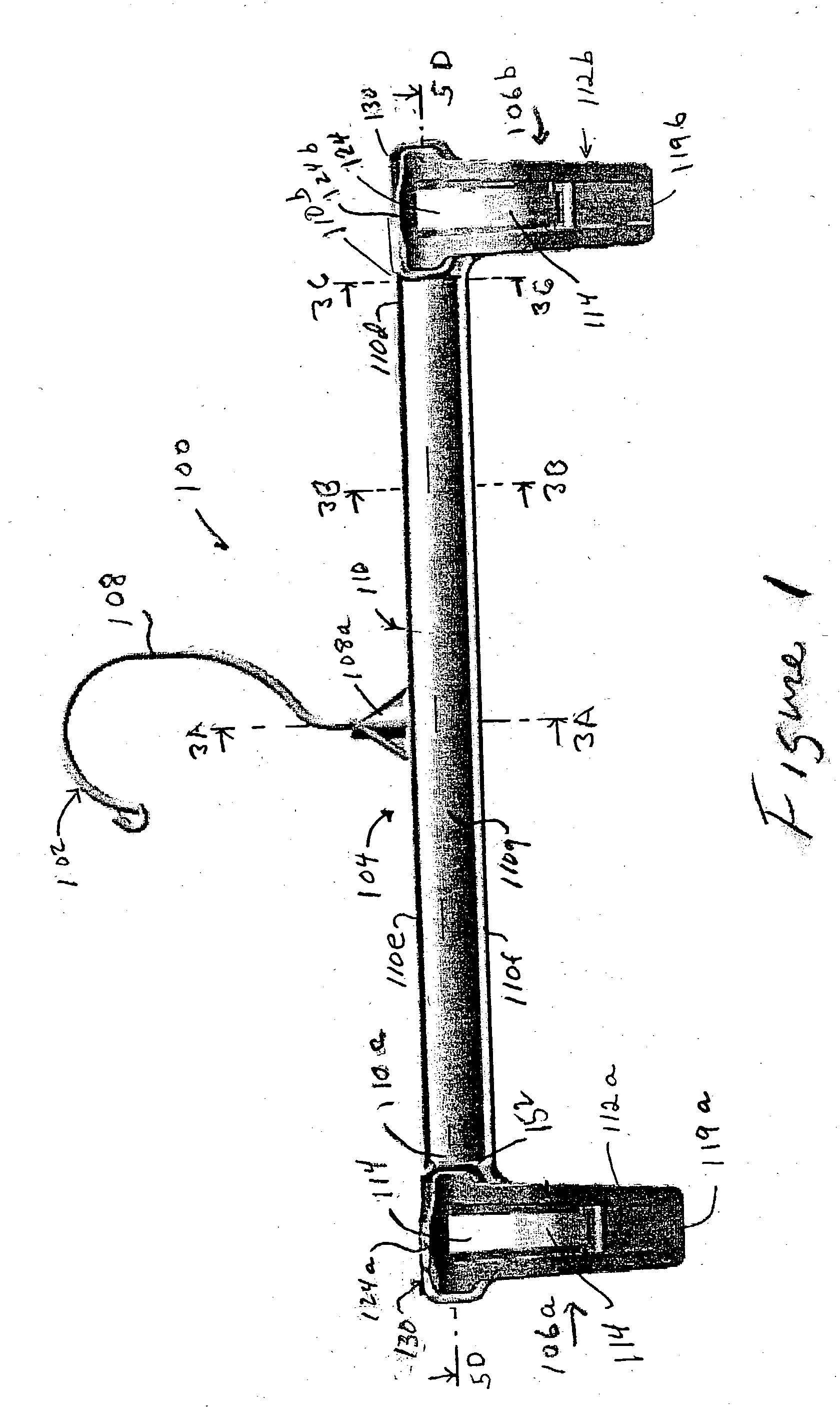 Hanger beam construction