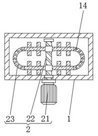 Stirring device for pet food processing