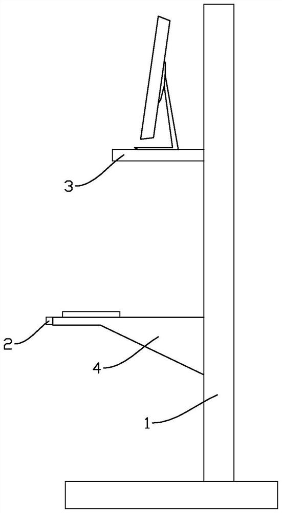 Lifting office table suitable for people with different heights