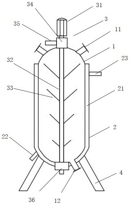 Reactor with adjustable interior and exterior temperatures