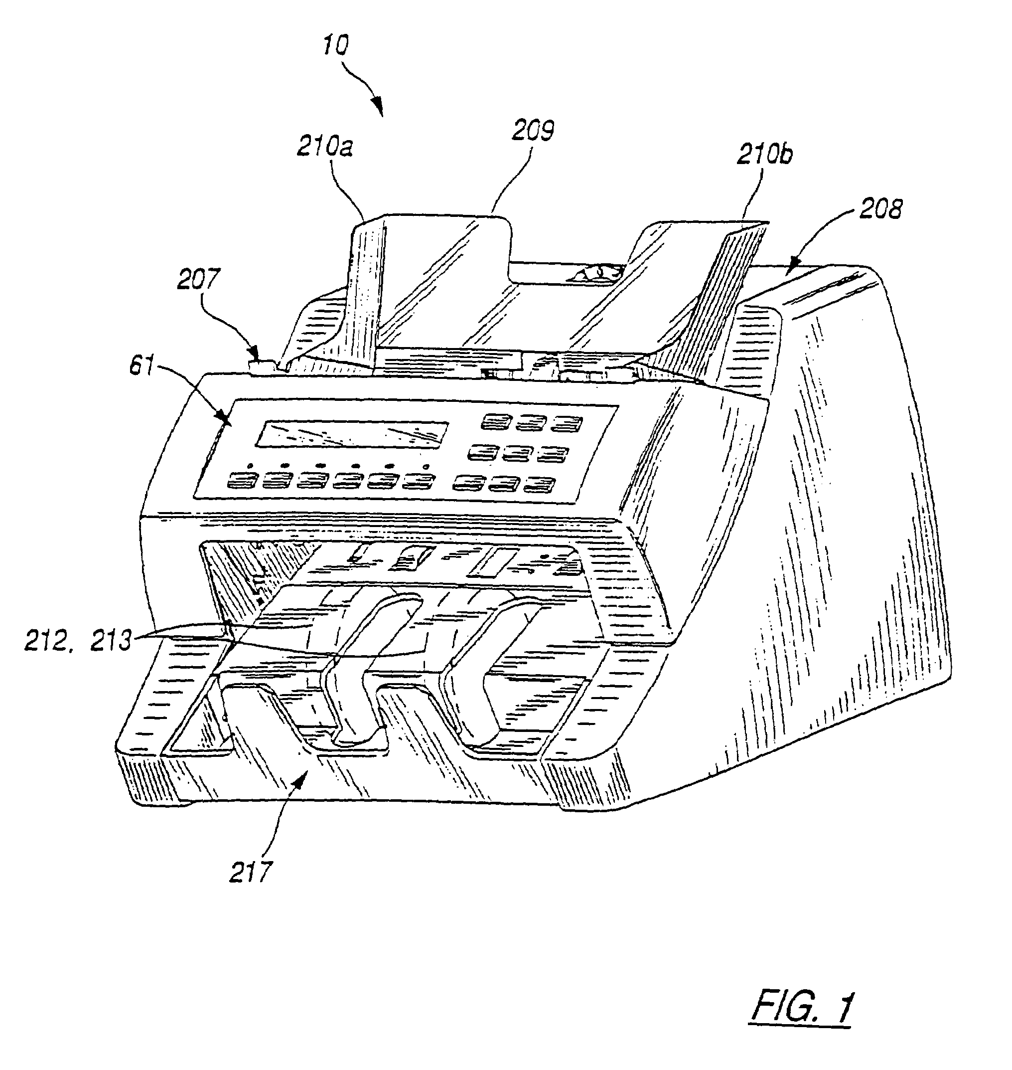 Method and apparatus for discriminating and counting documents