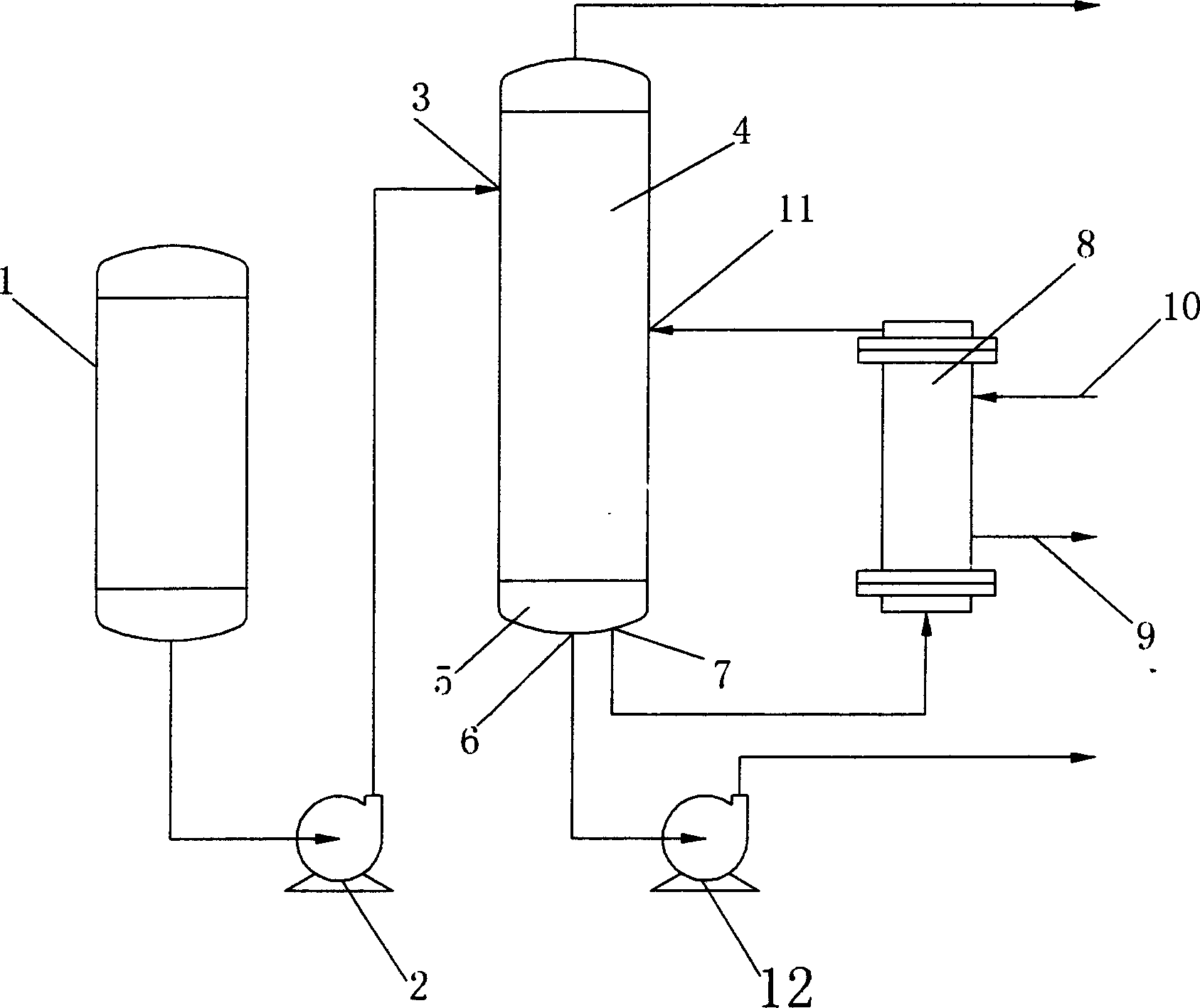 Method and device for dehydration of glycol by extending coking period of tower-drier reboiler