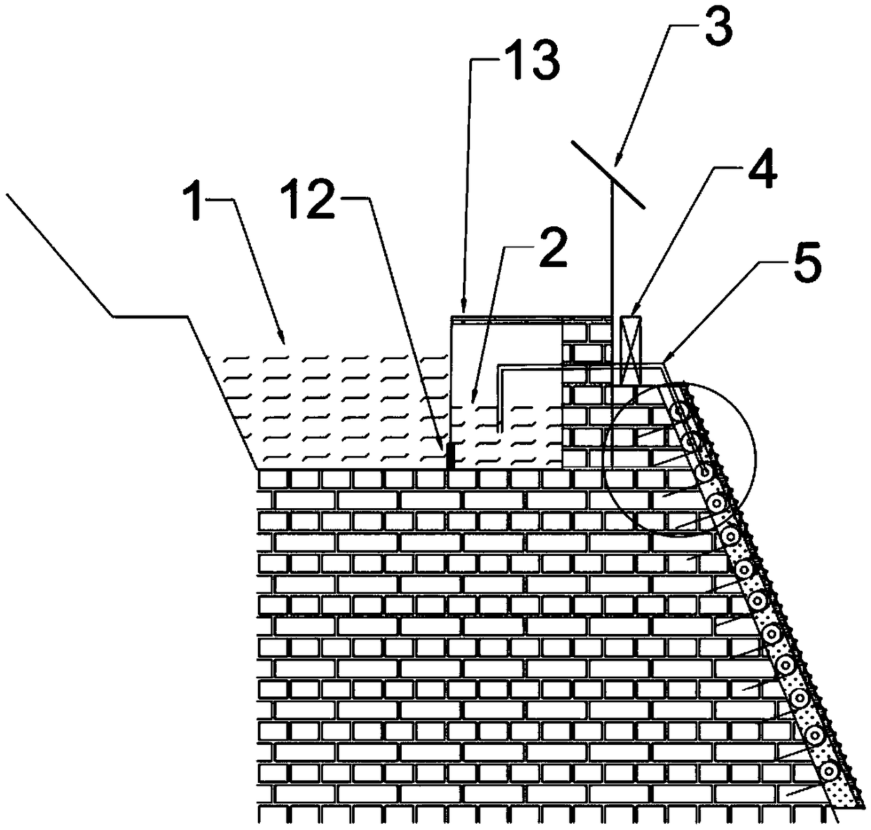 High-steep rock slope ecological restoration system and implementation method thereof