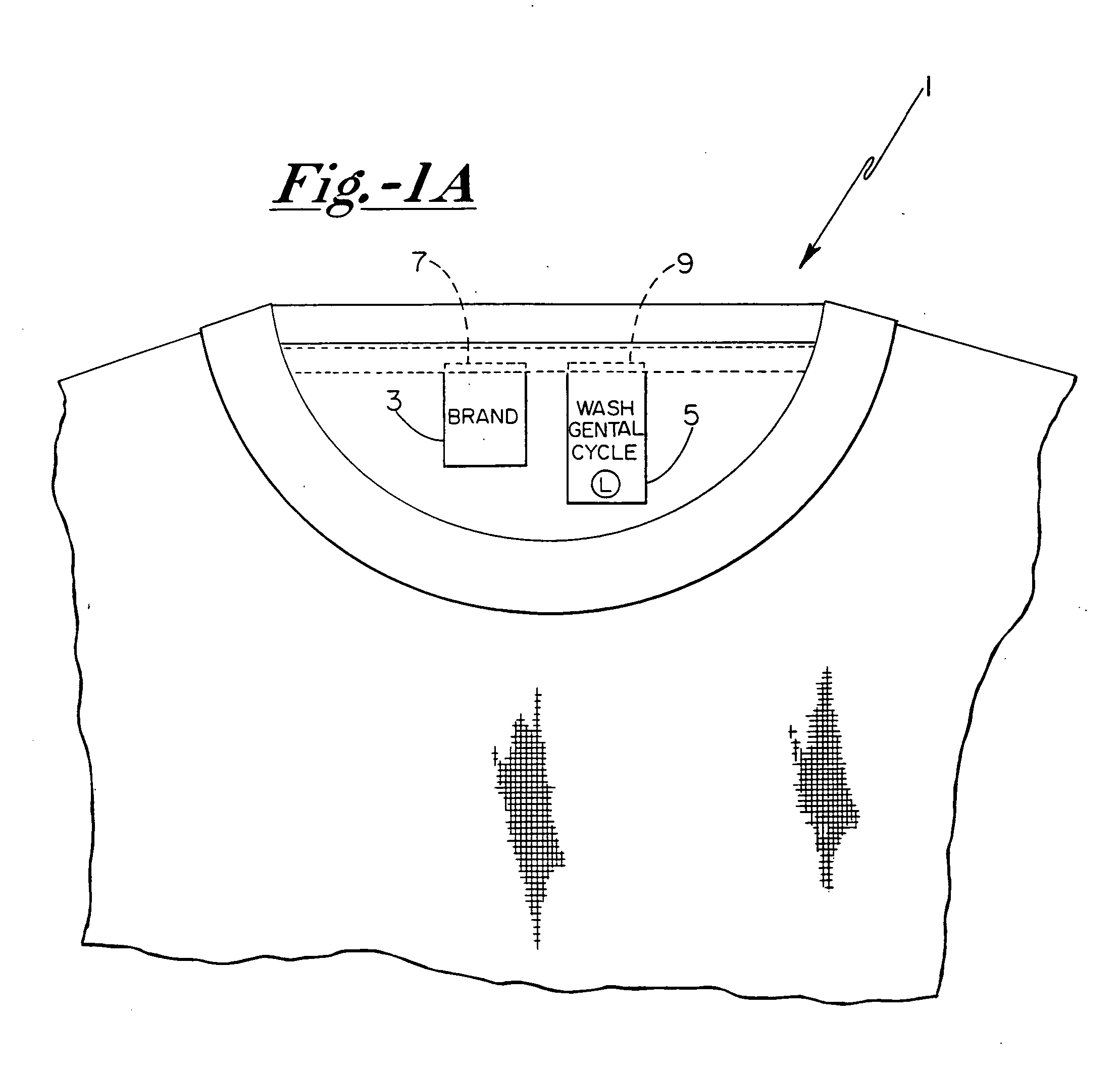 Method of private labeling a garment