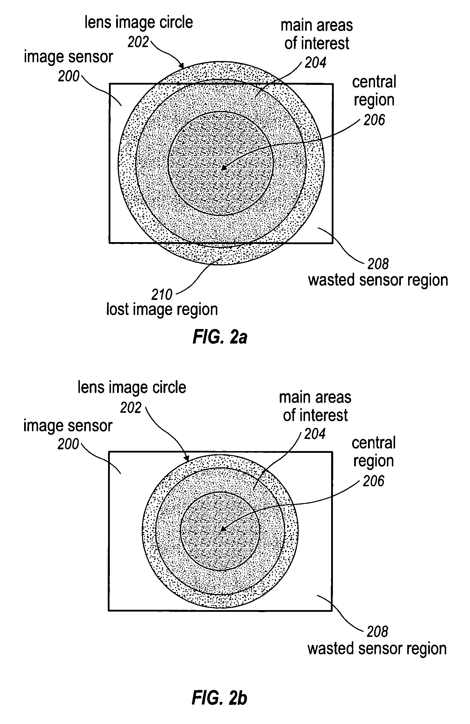 Wide angle electronic camera with improved peripheral vision