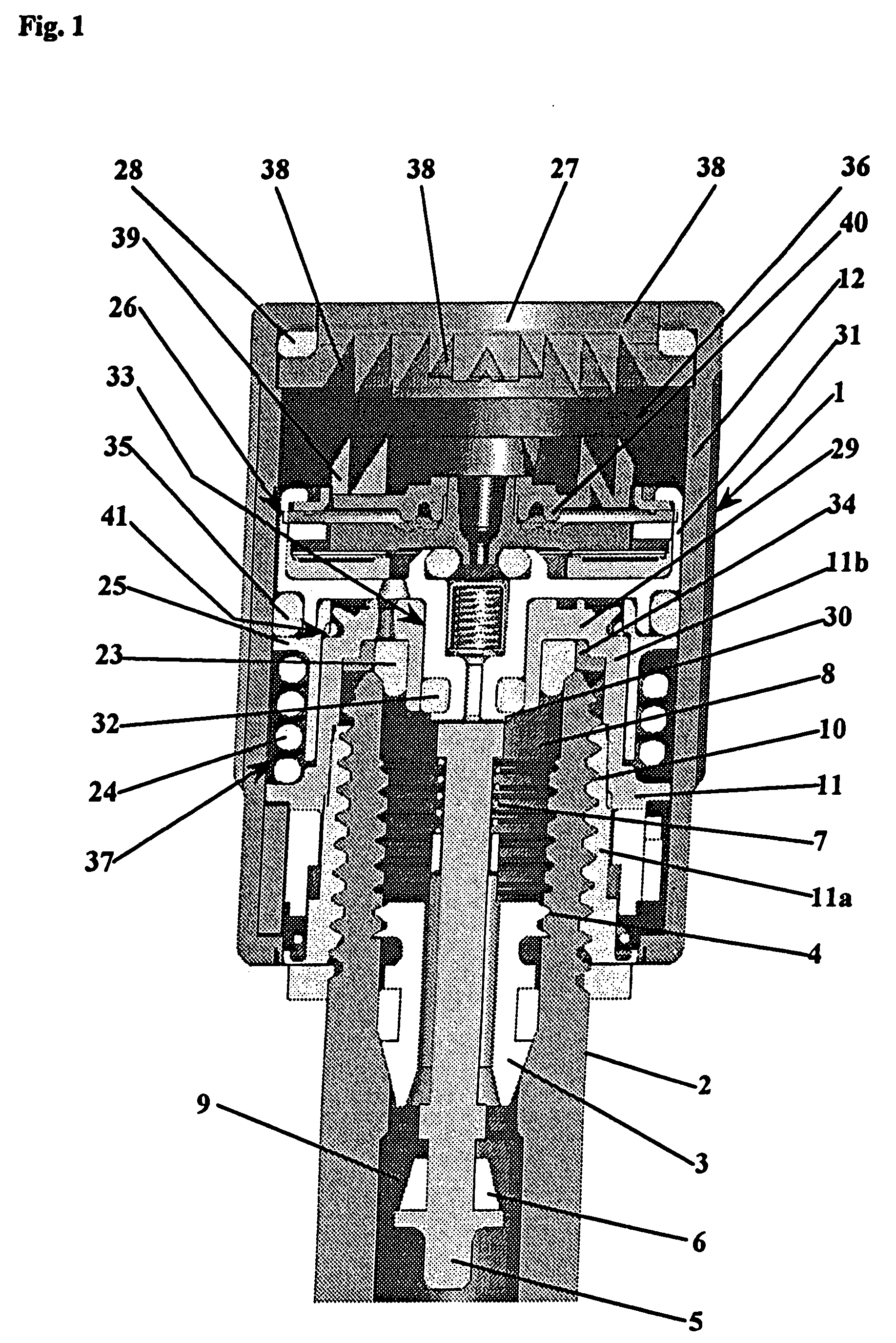 System for predetermining the operating threshold of a device surveying the radial deformation state of a tire