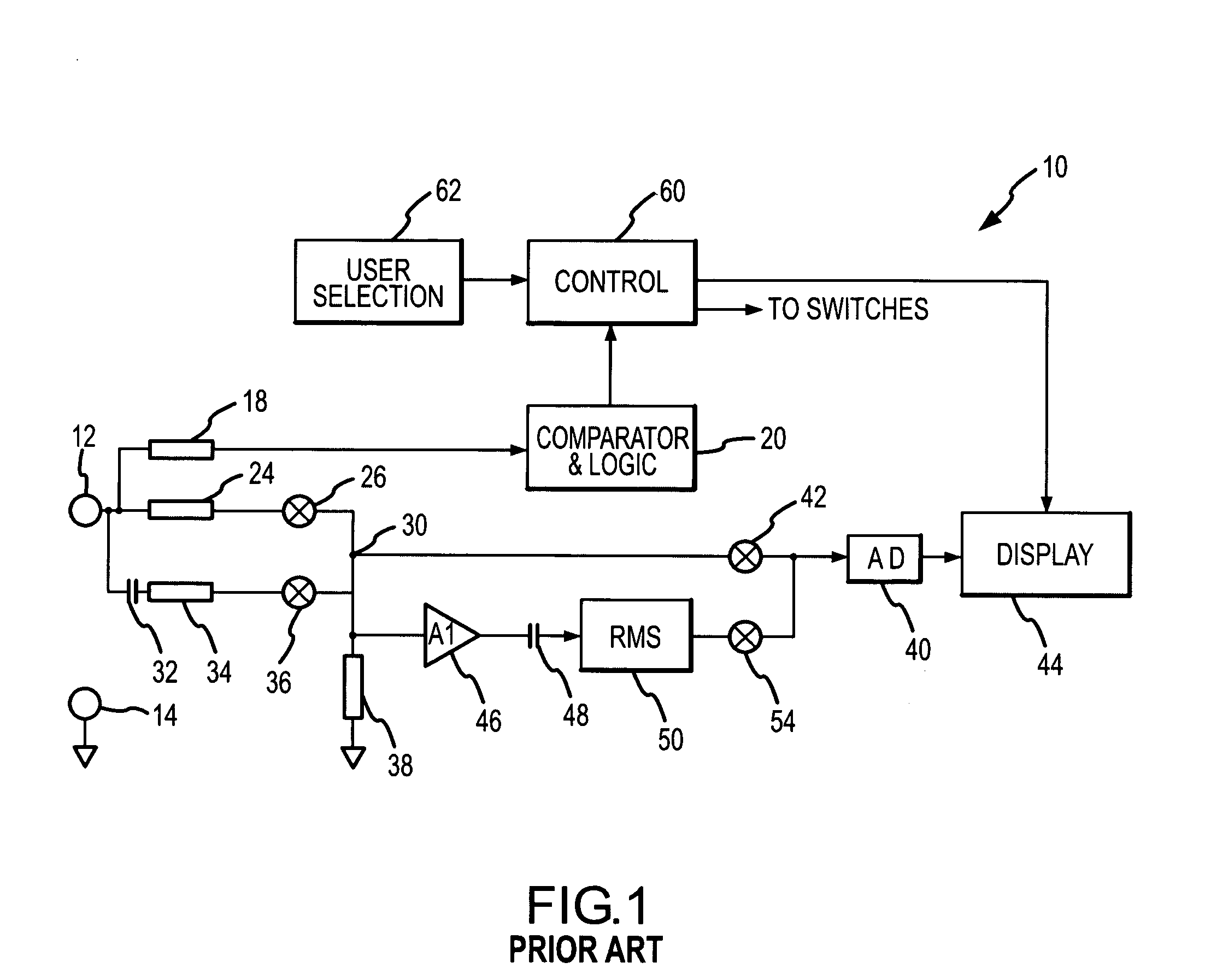Voltage measurement instrument and method having improved automatic mode operation