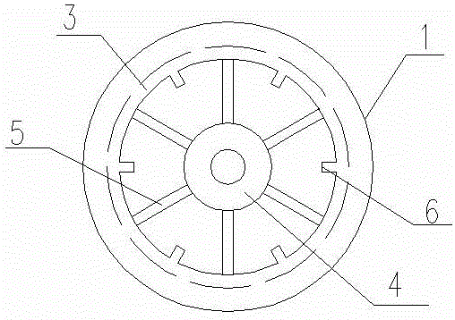 An air-cooled brake wheel