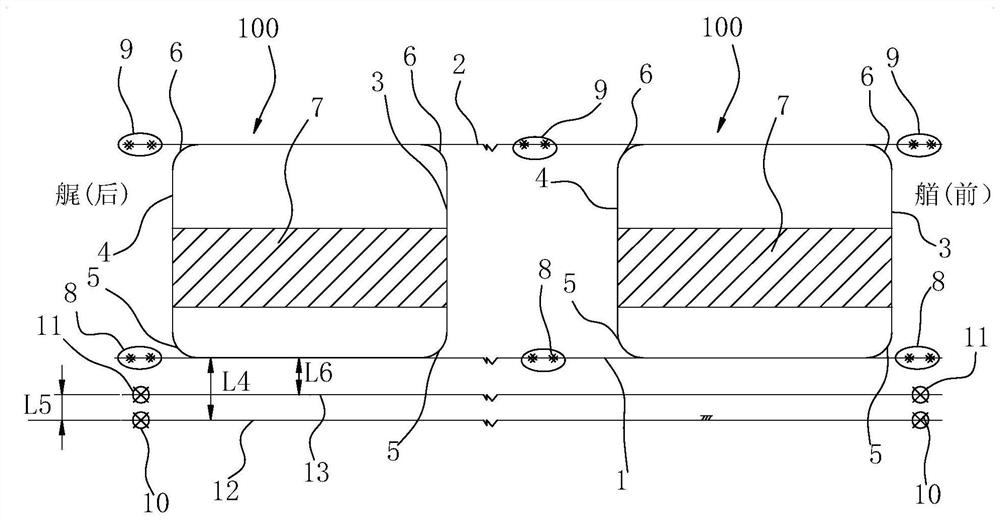 Method for opening porthole of ship and ship