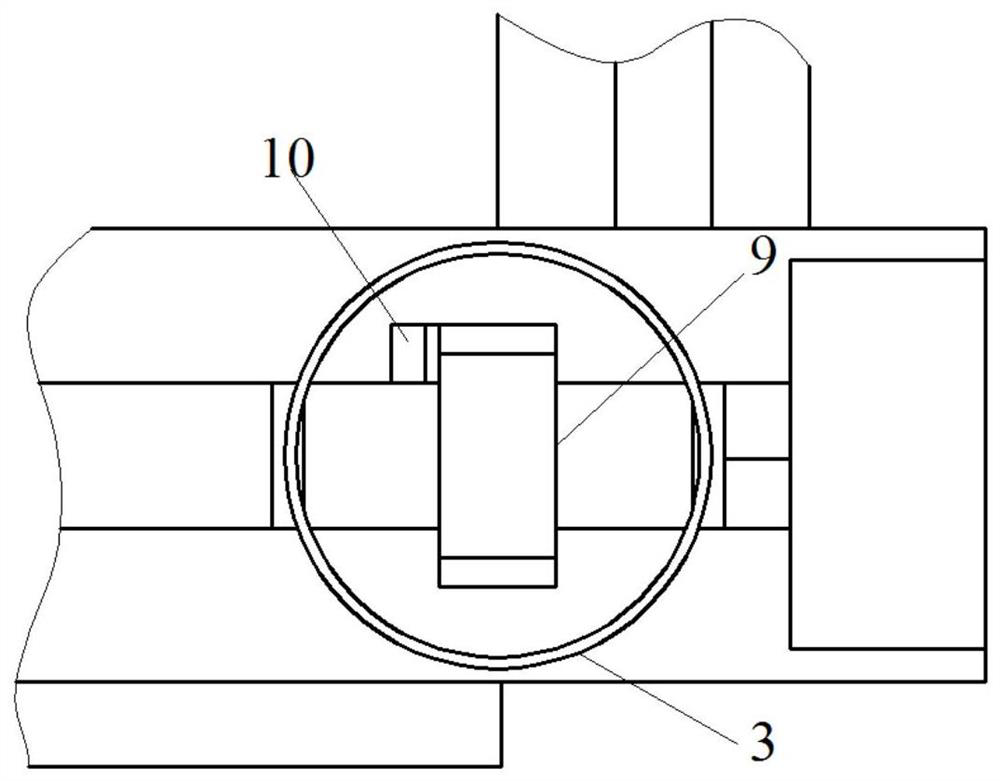 Gas turbine base fixing device and fixing device installing method