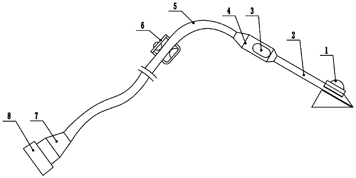 Hemodialysis internal fistula fixed point puncture needle