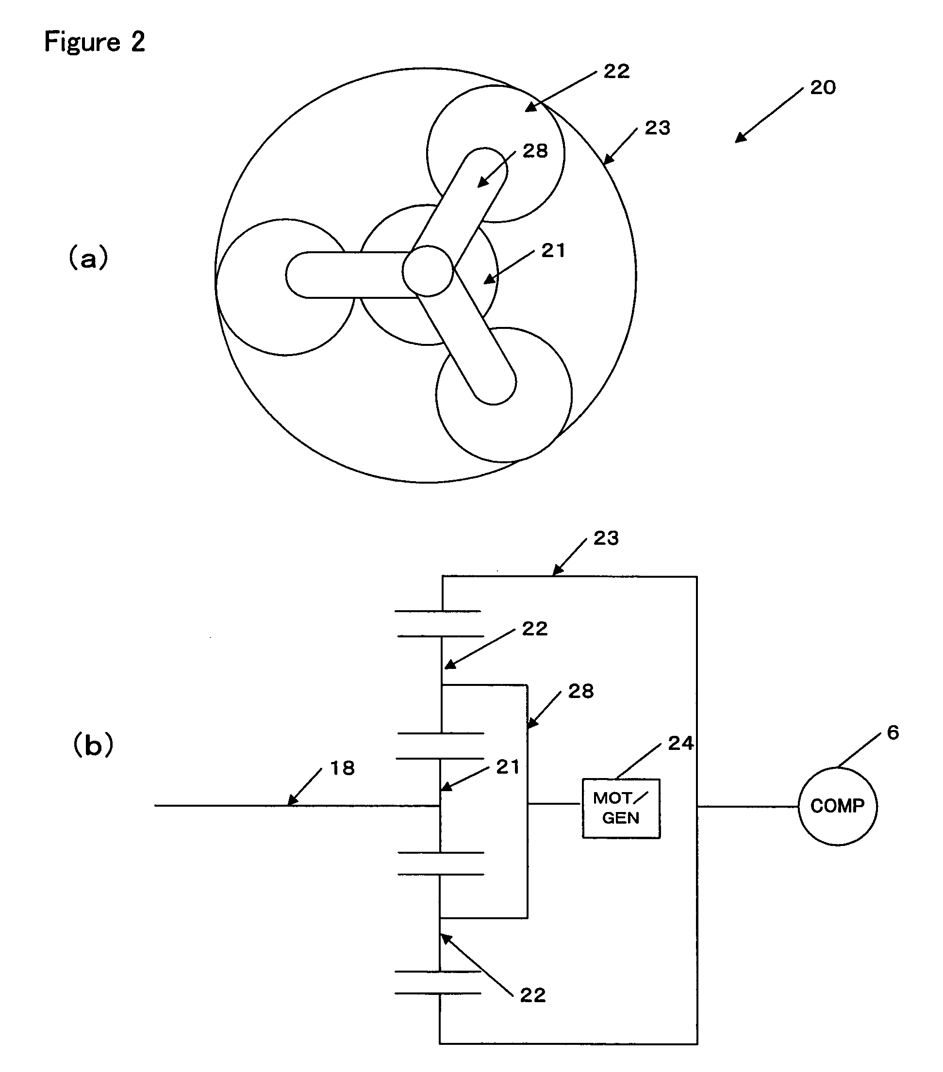 Supercharger with a planetary gear mechanism