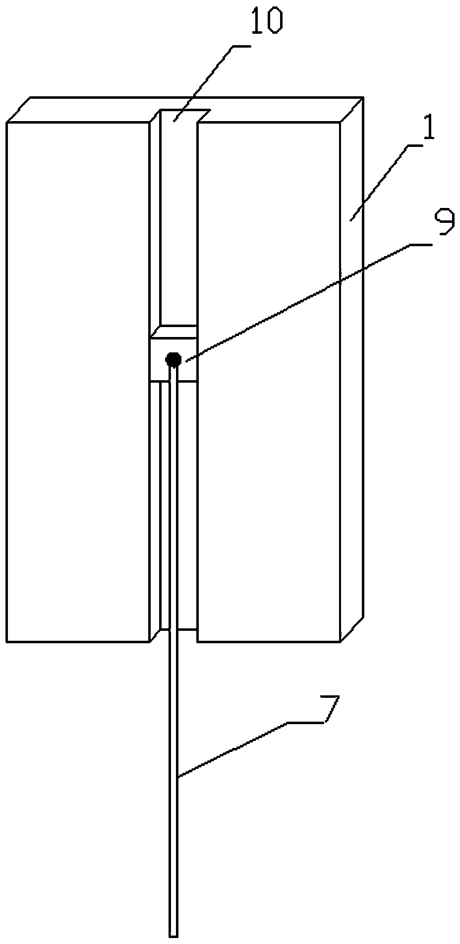 A slope test device with adjustable slope